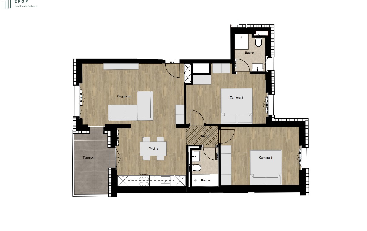 3 ½ rooms apartment, photo 1 of 6