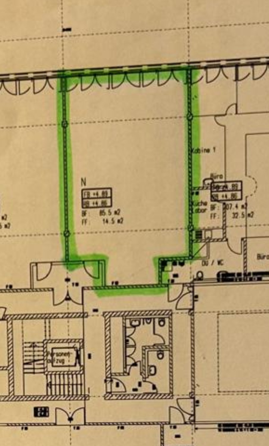 58m² commercial