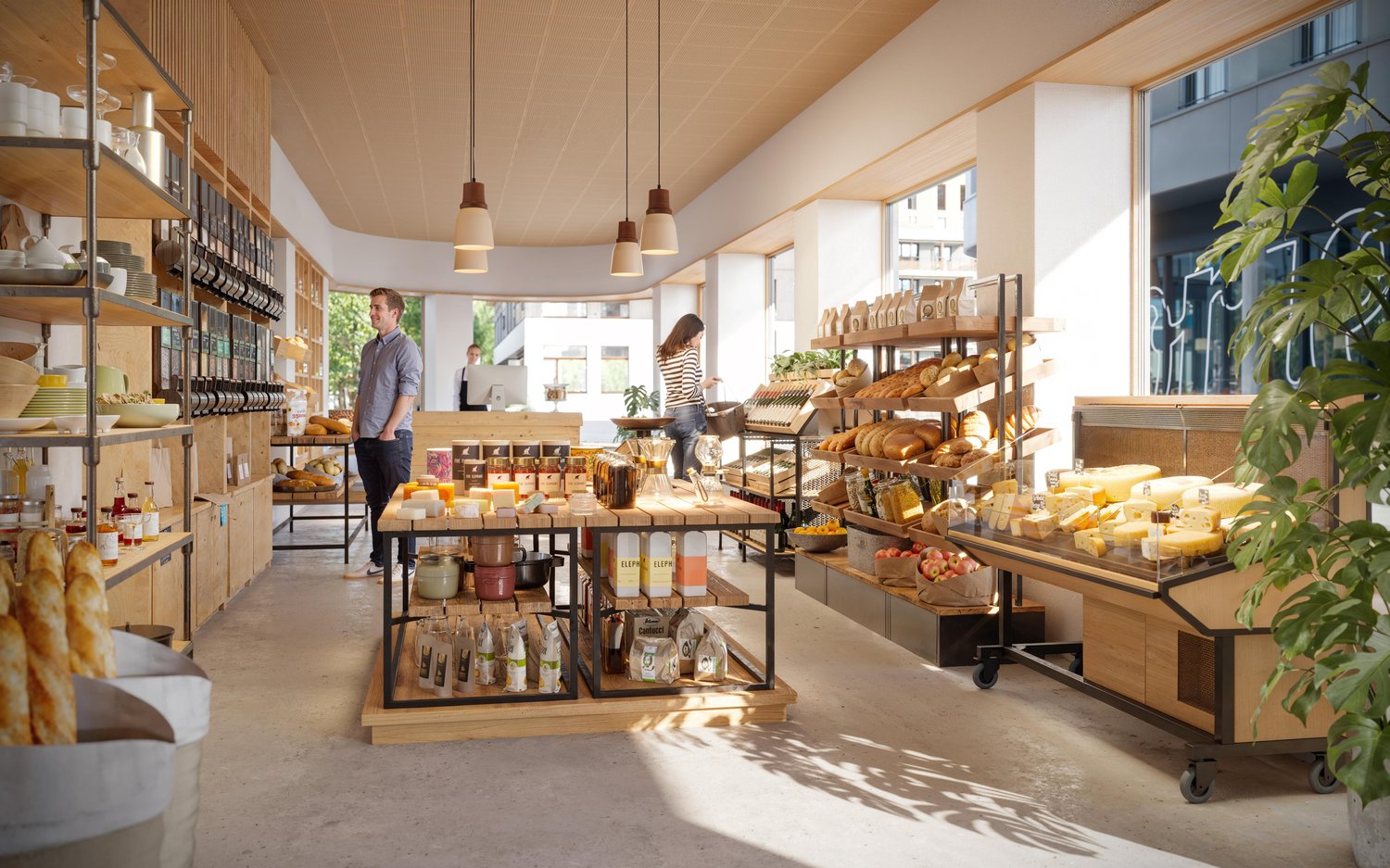 87m² shop