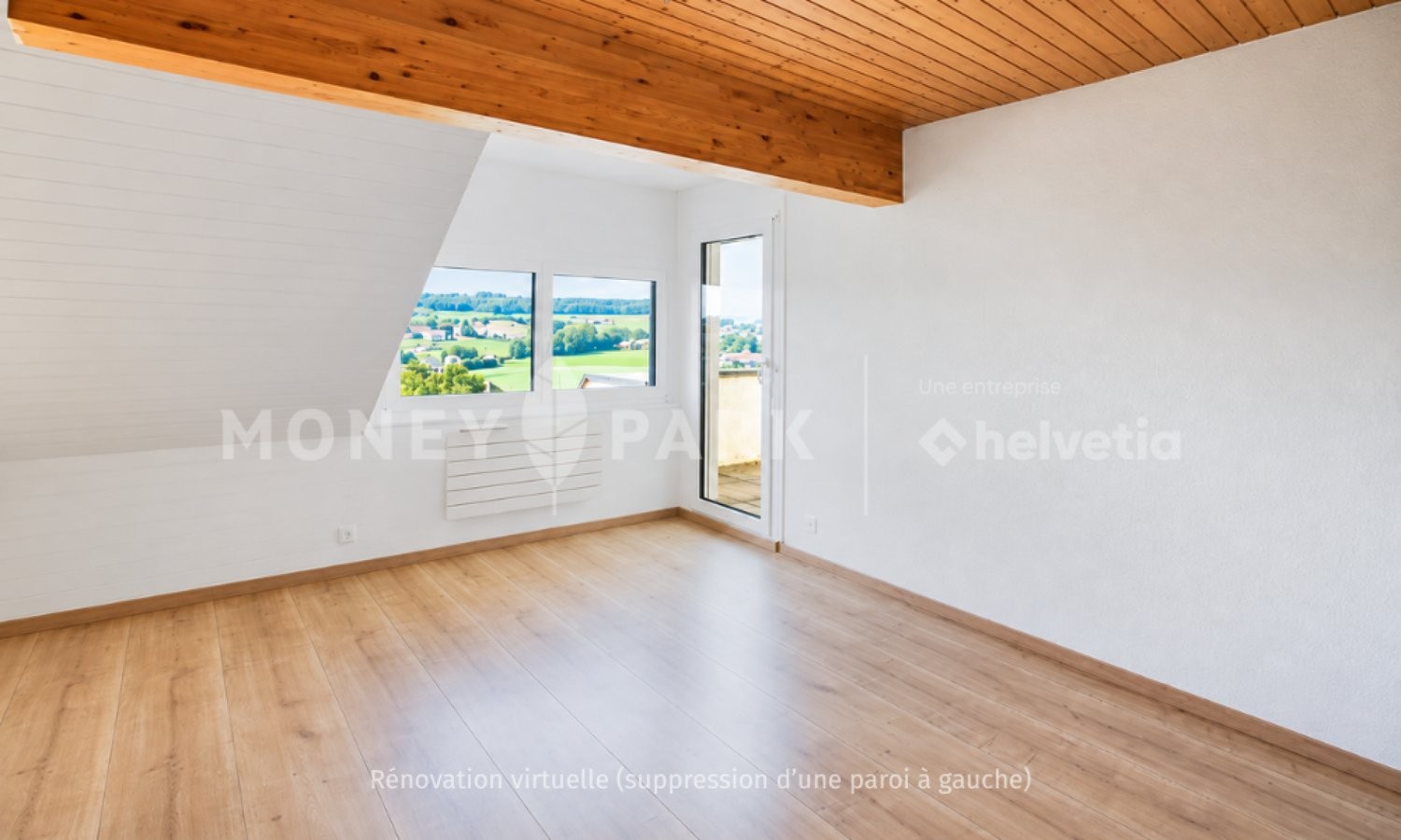 1 ½ rooms attic flat