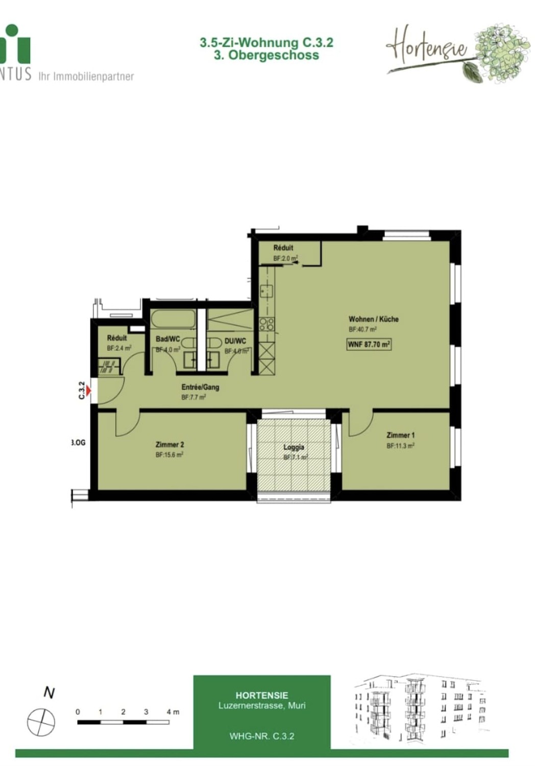 3 ½ rooms apartment, photo 2 of 10
