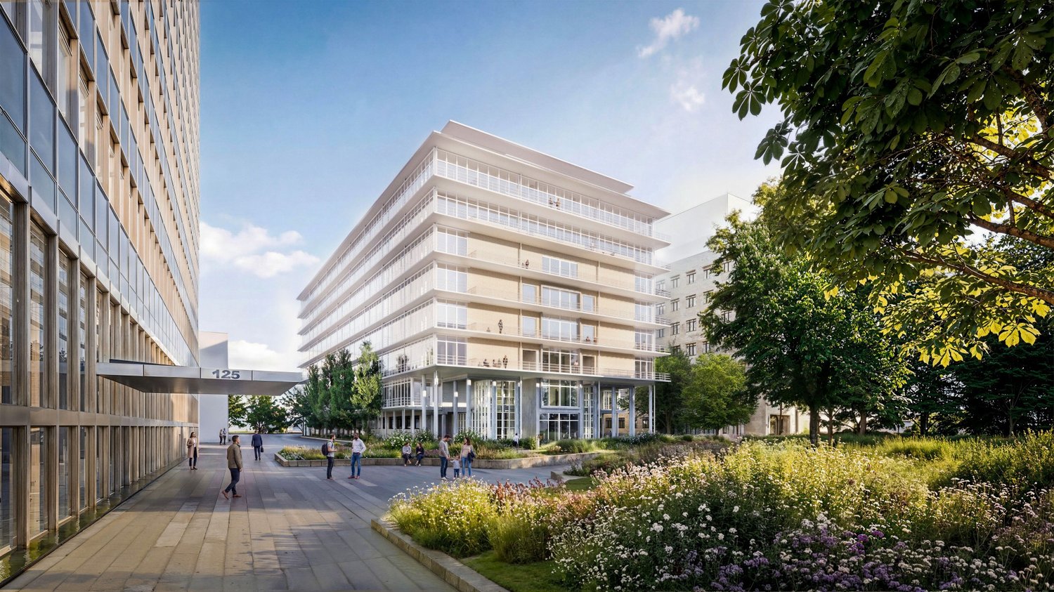 2740m² office