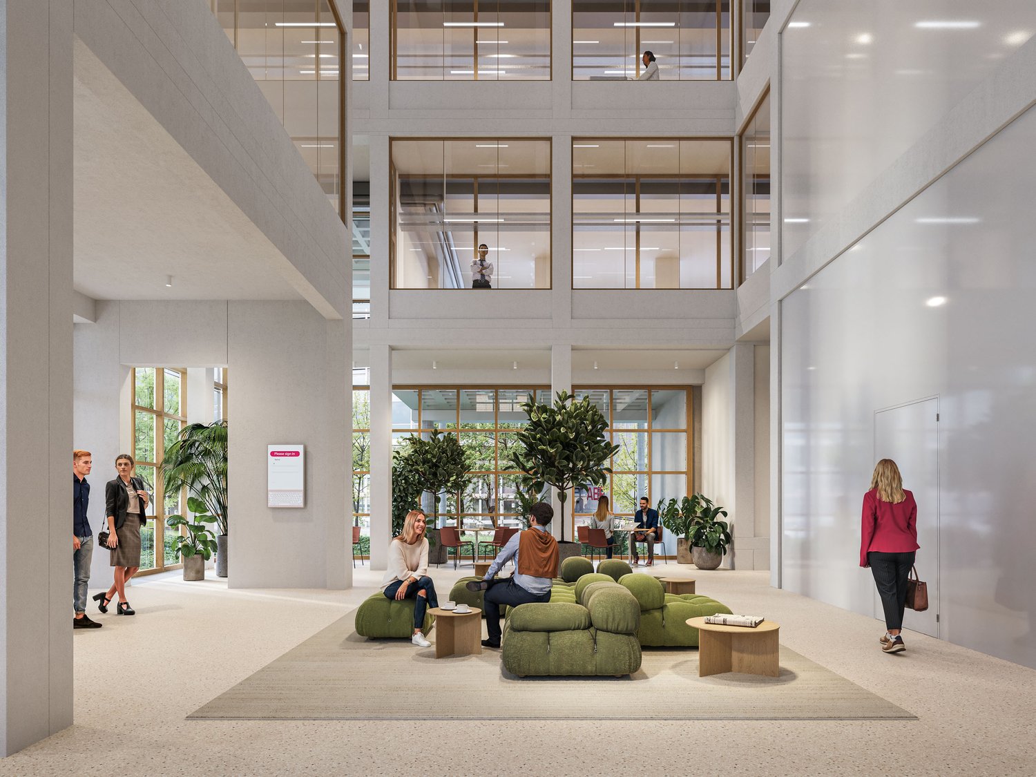 2740m² office