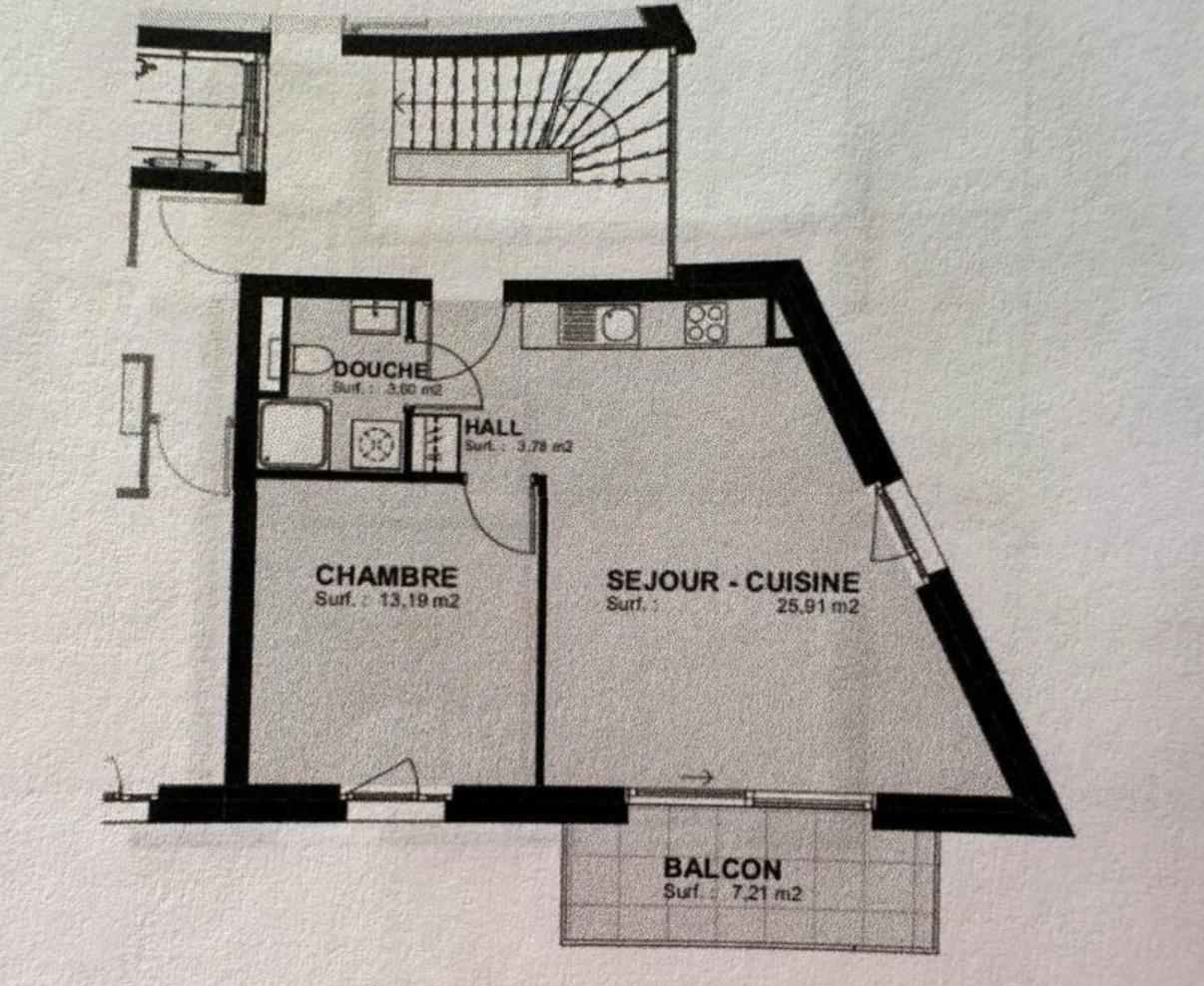 2 ½ rooms apartment