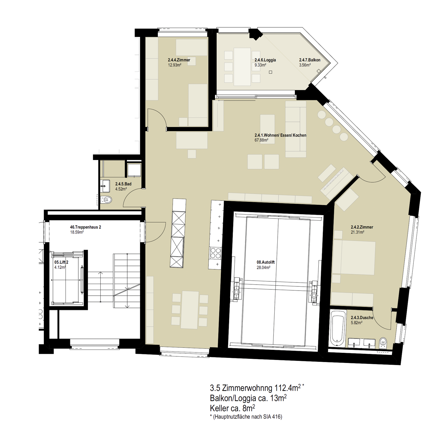 3 ½ rooms apartment, photo 7 of 7