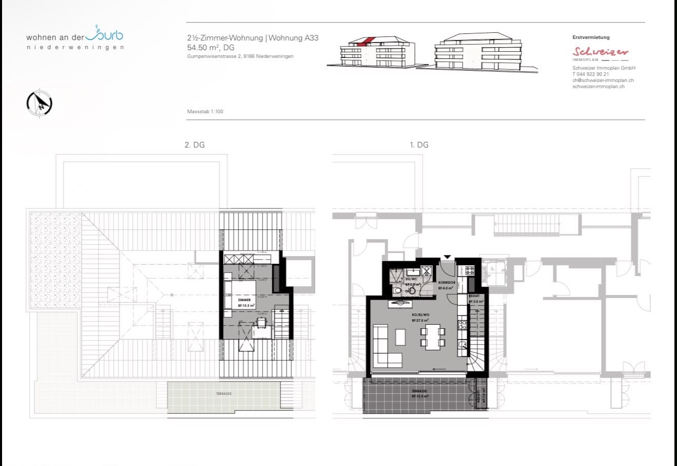 Appartamento di 2 ½ locali