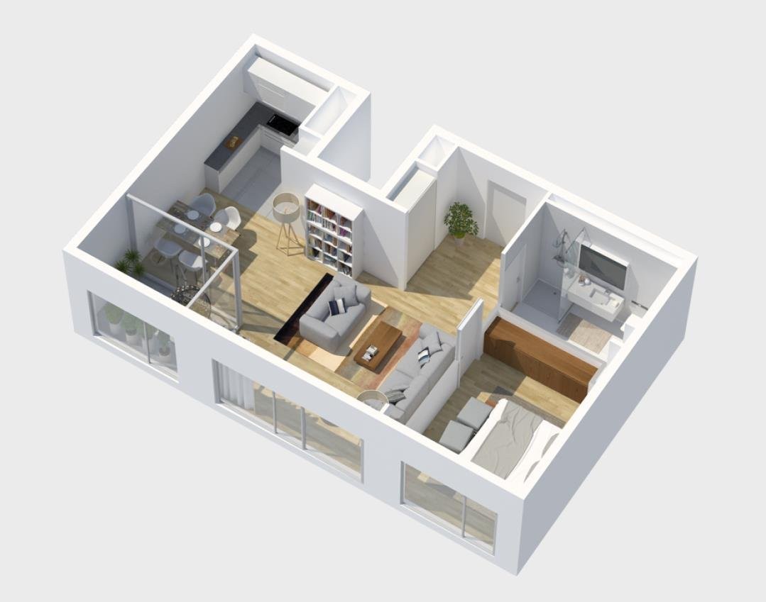 2 ½ rooms apartment