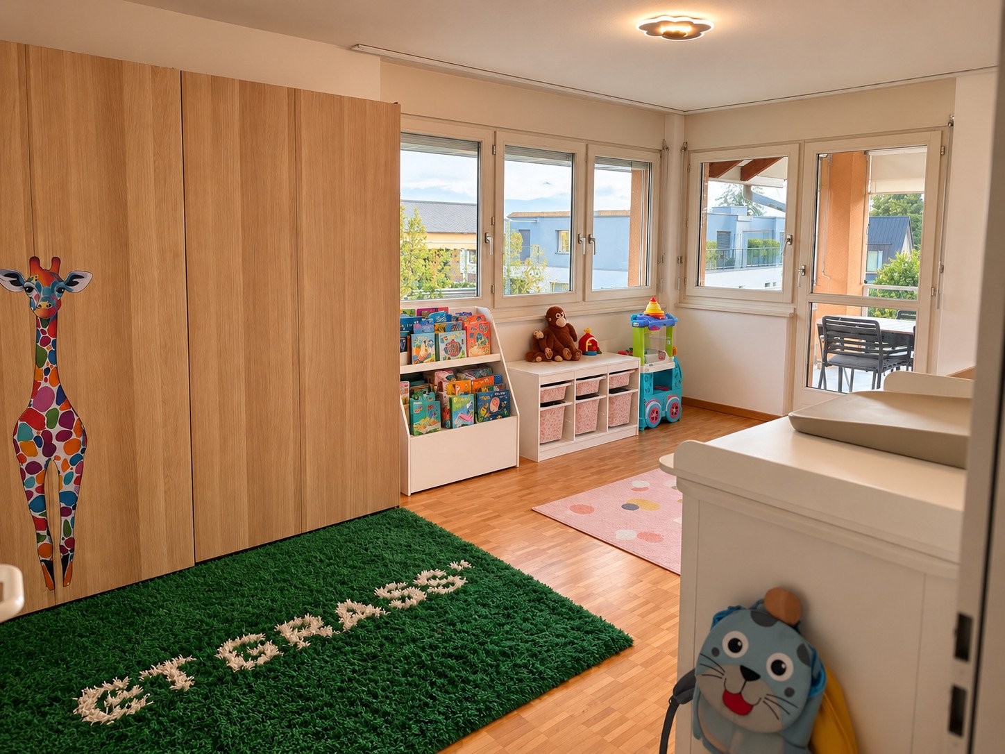 3 rooms furnished flat