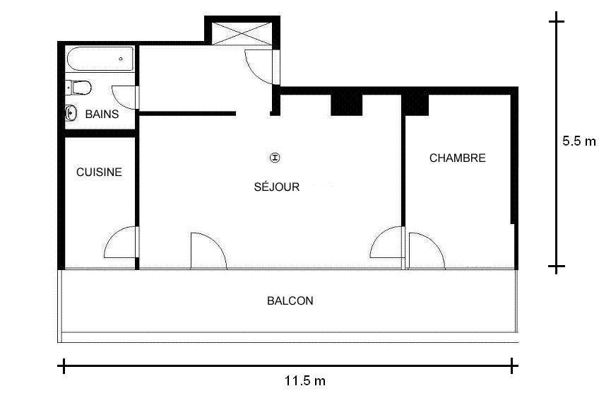 2-Zimmer-Wohnung