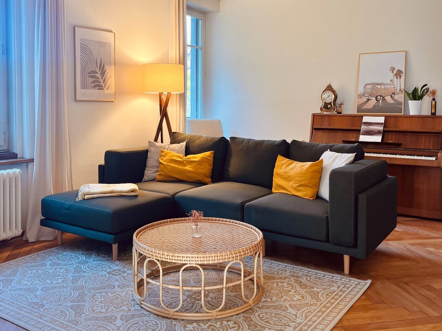 2 ½ rooms furnished flat