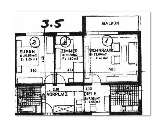 Appartement 3 ½ pièces