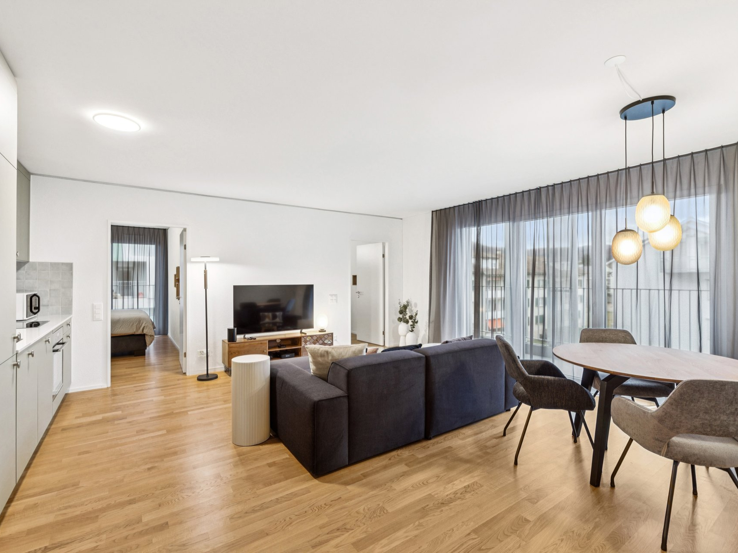 3 ½ rooms furnished flat