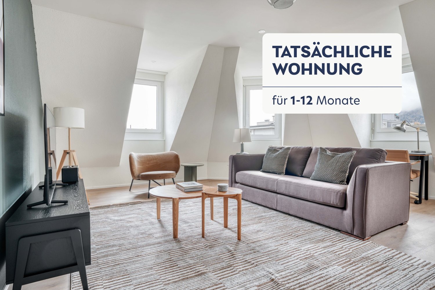 4 ½ pièces appartement meublé