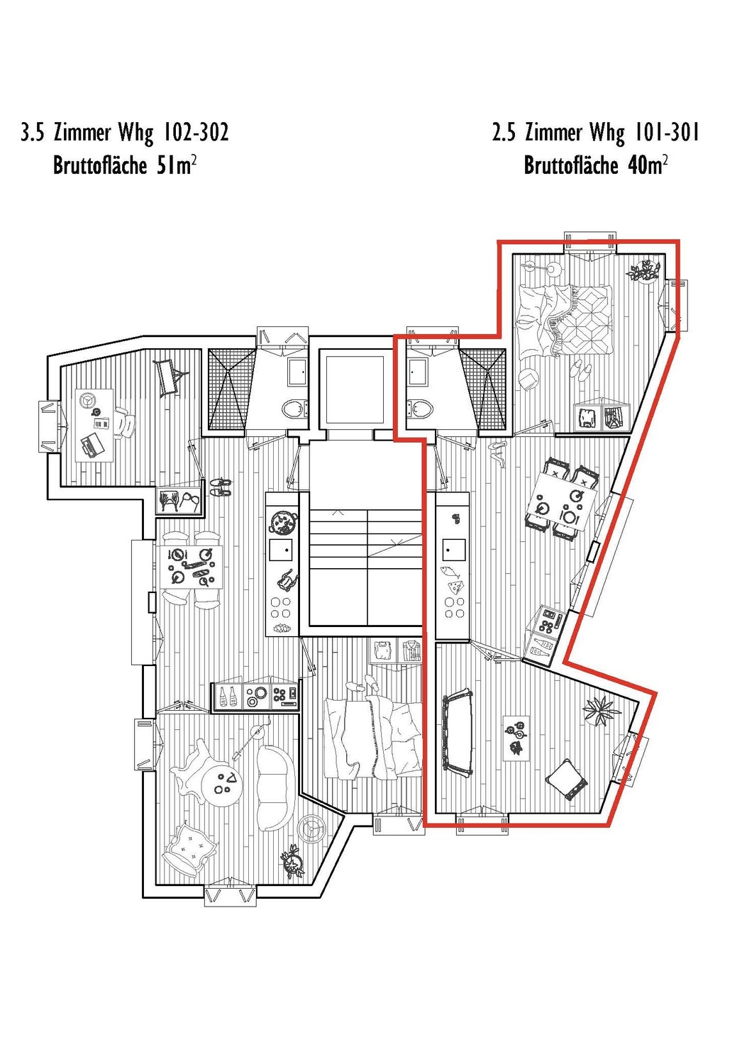 2 ½ rooms apartment, photo 6 of 6