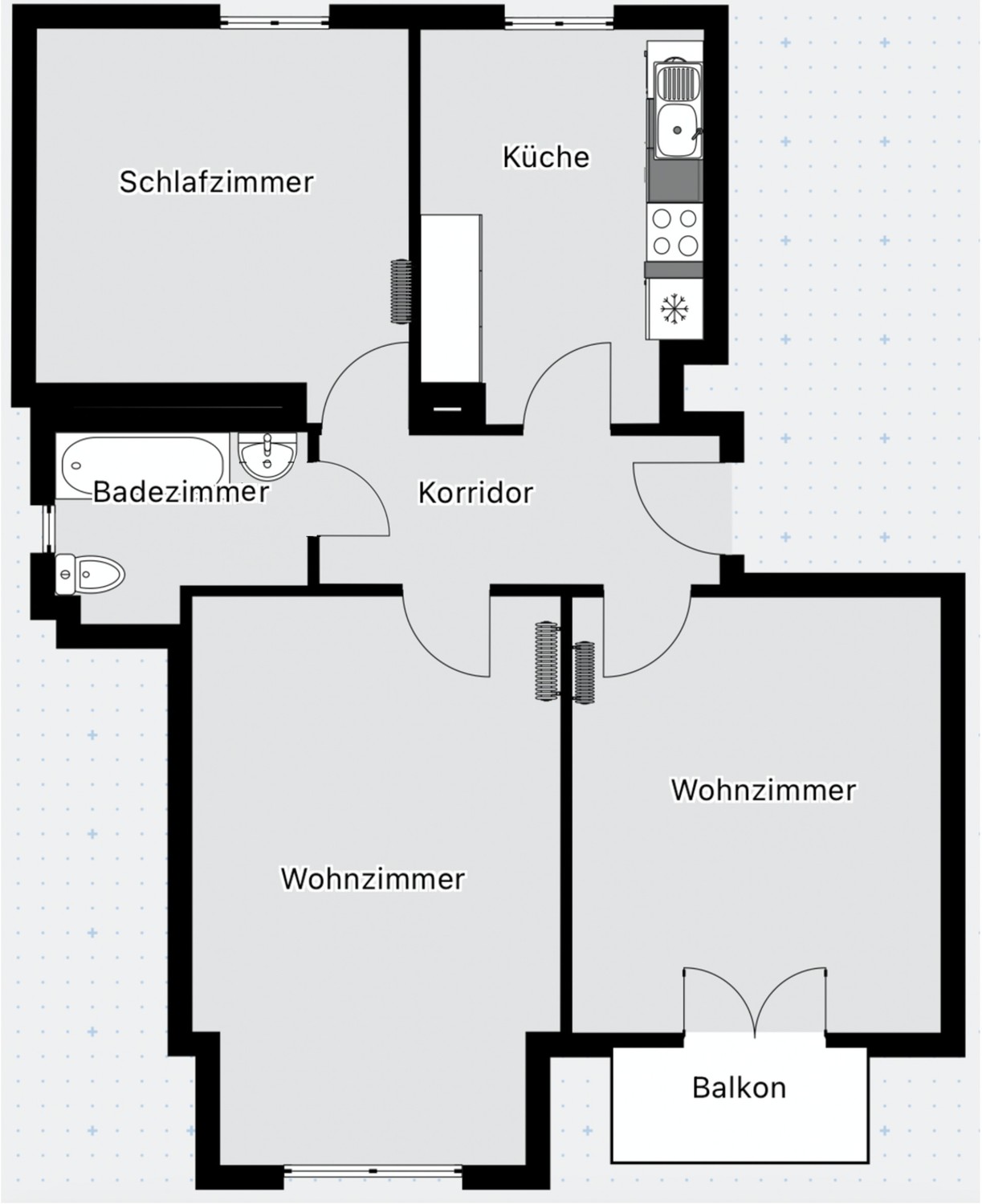 3 rooms apartment, photo 10 of 10