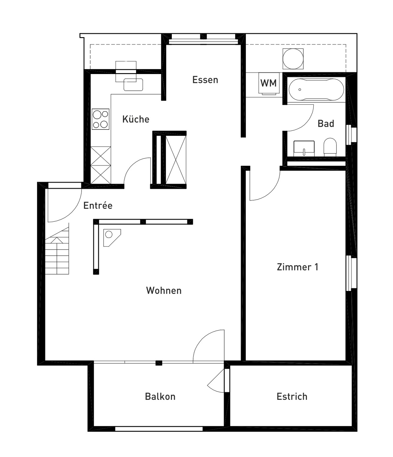 2 ½ rooms apartment, photo 9 of 10