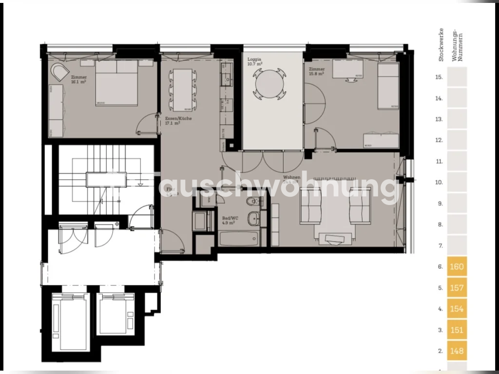 3 ½ rooms apartment, photo 1 of 6