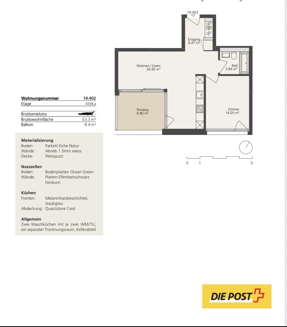 Appartement de 2 ½ pièces