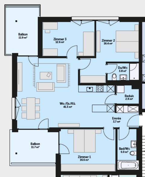 3 ½ rooms apartment, photo 9 of 10
