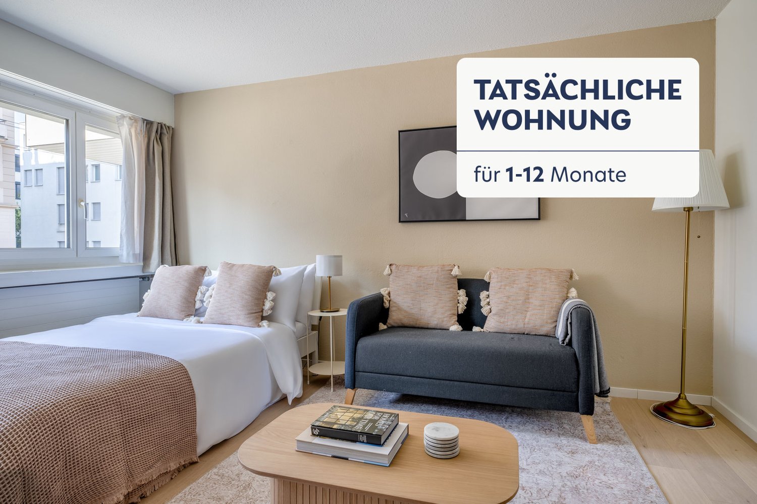 1 ½ pièces appartement meublé