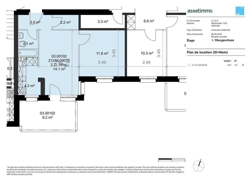 1 rooms apartment