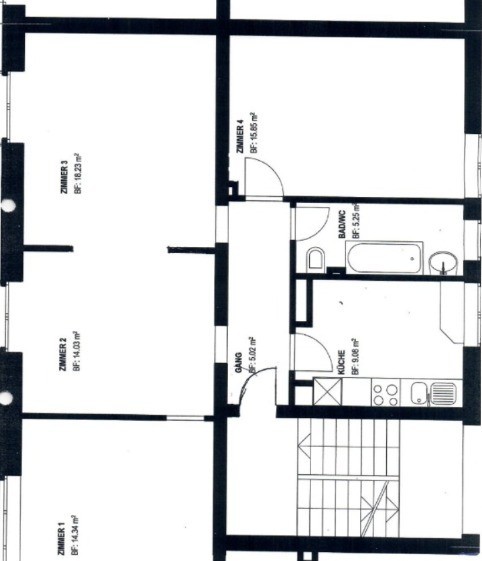 3 rooms apartment