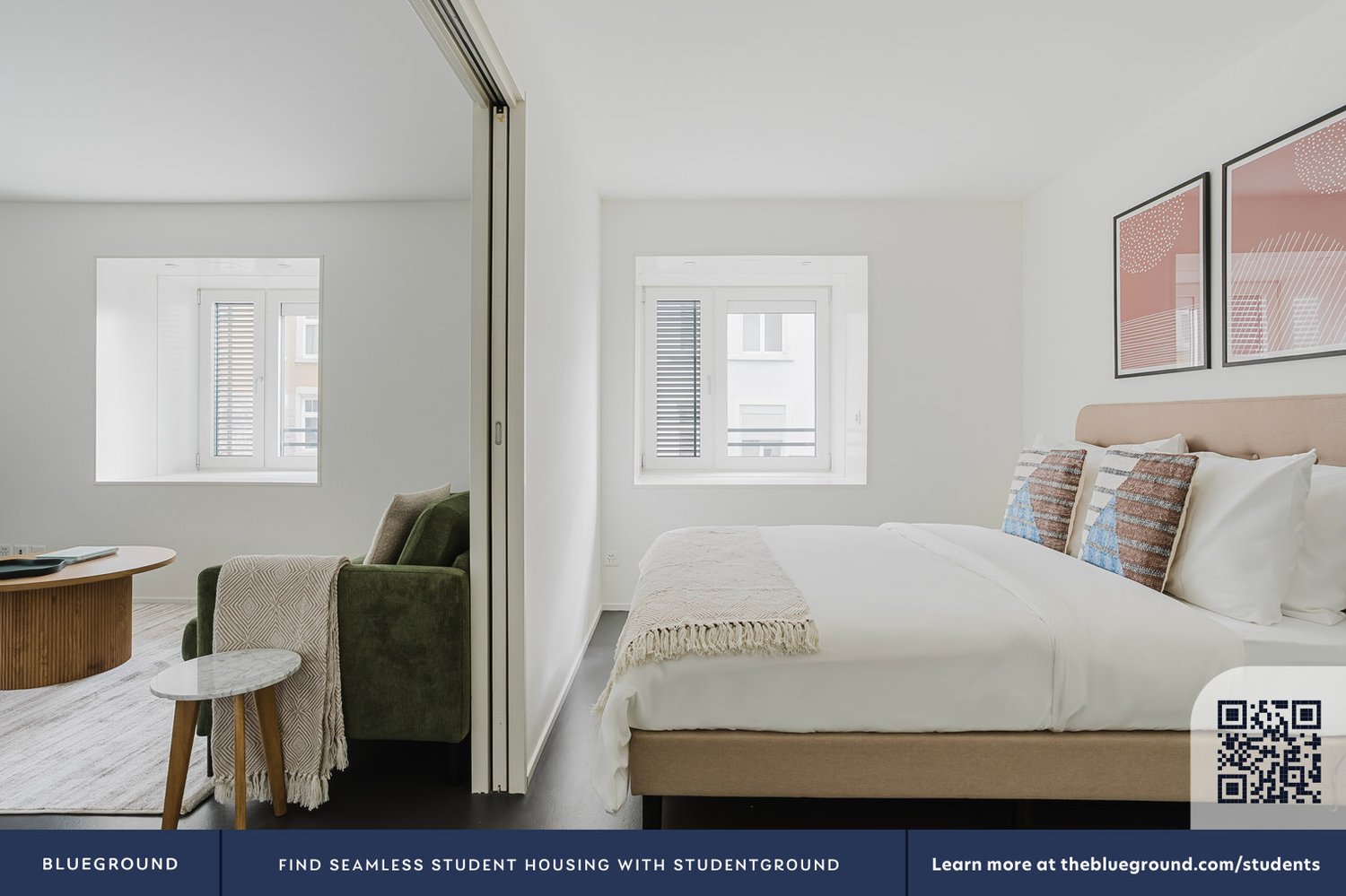 2 ½ rooms furnished flat