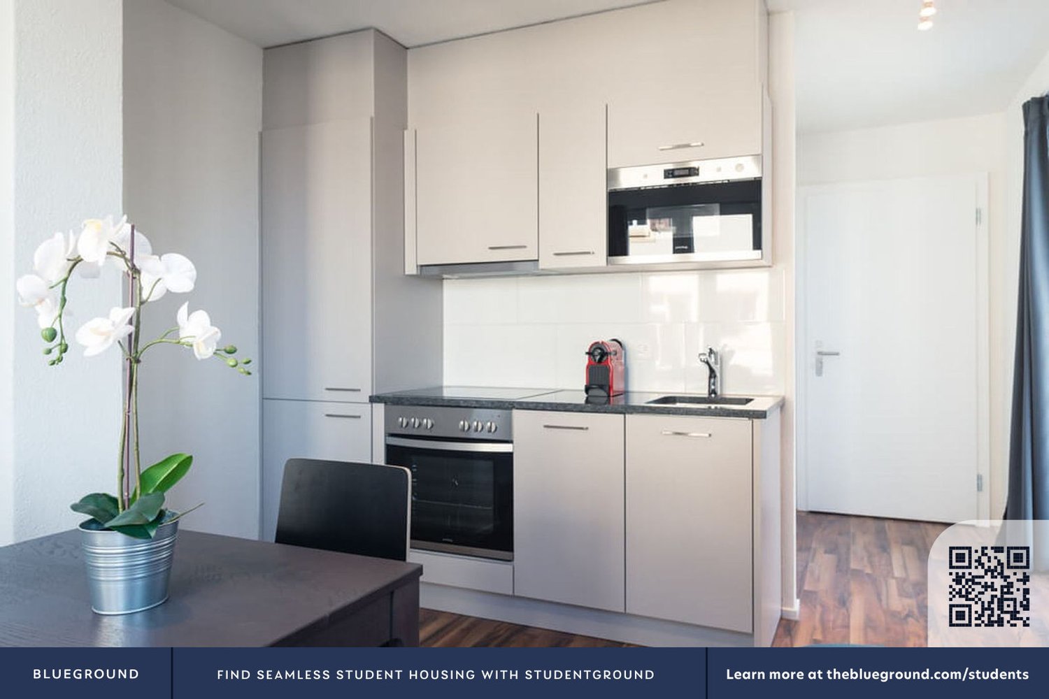 2 rooms furnished flat