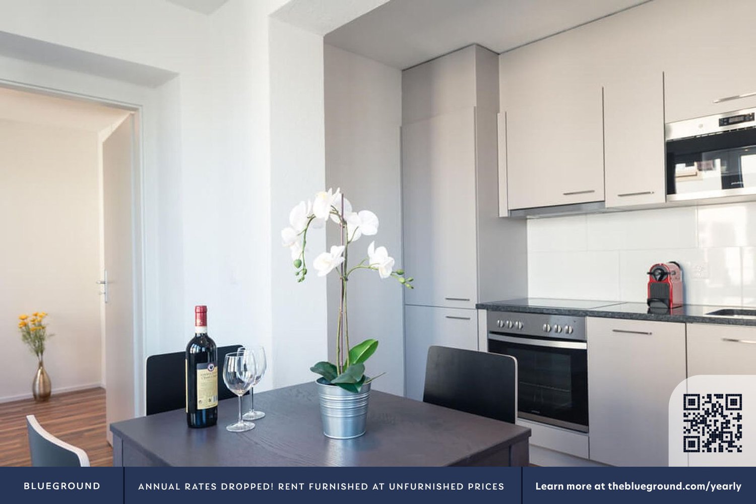 2 rooms furnished flat