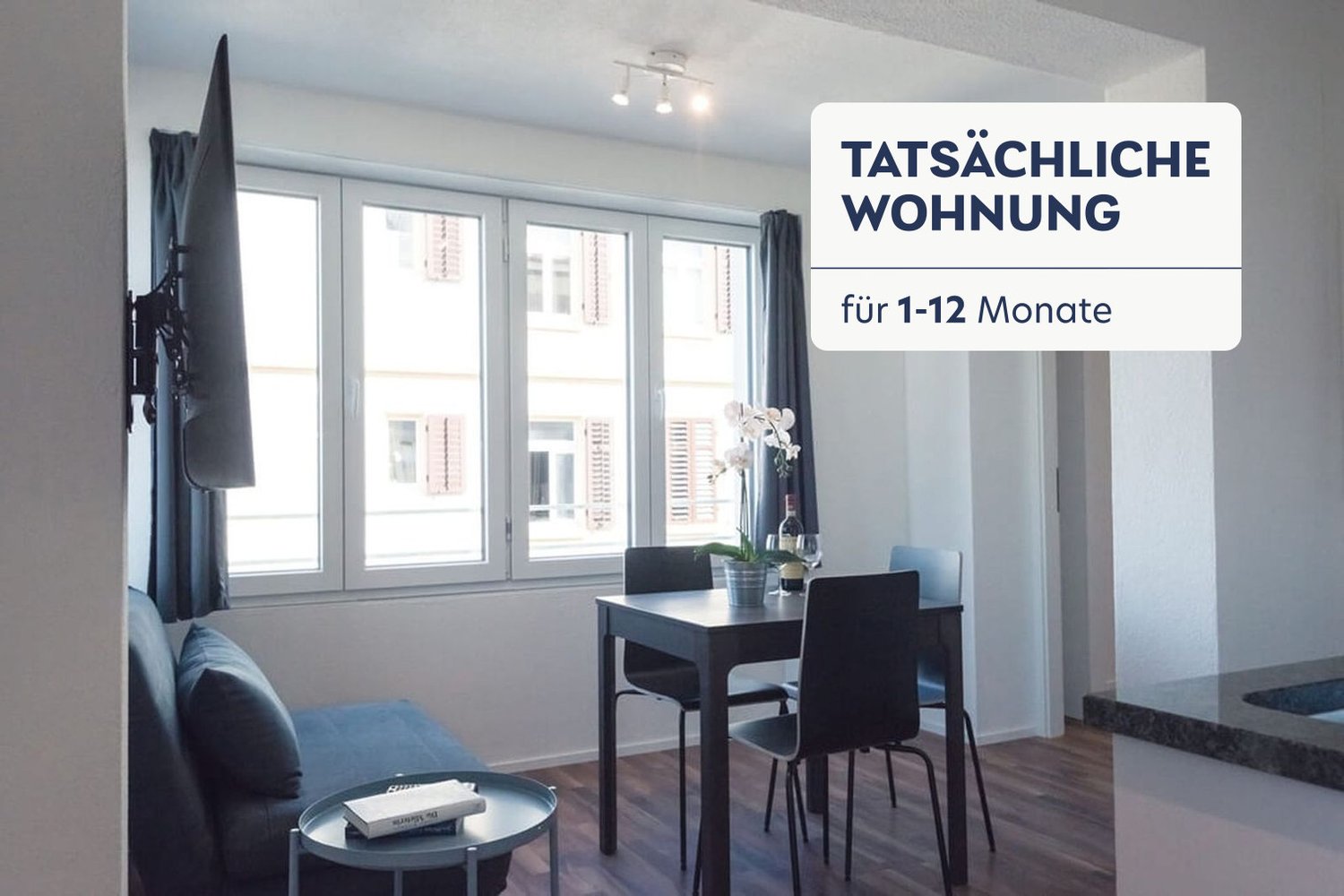2 rooms furnished flat