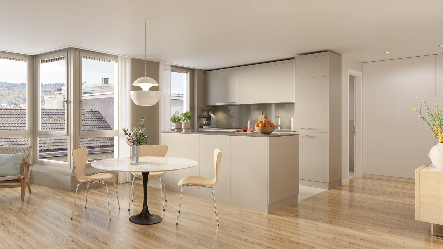 3 ½ pièces appartement
