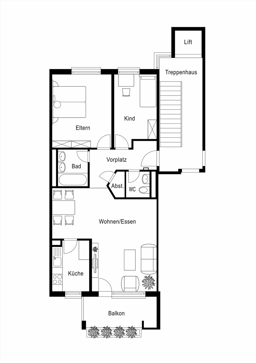 3 ½ rooms apartment, photo 8 of 8