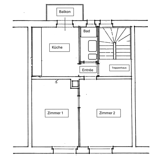 2 ½ rooms apartment, photo 9 of 9