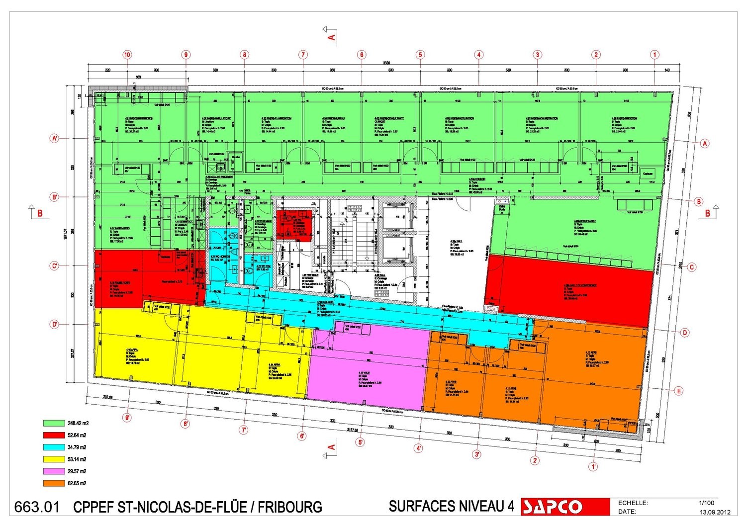 180m² office