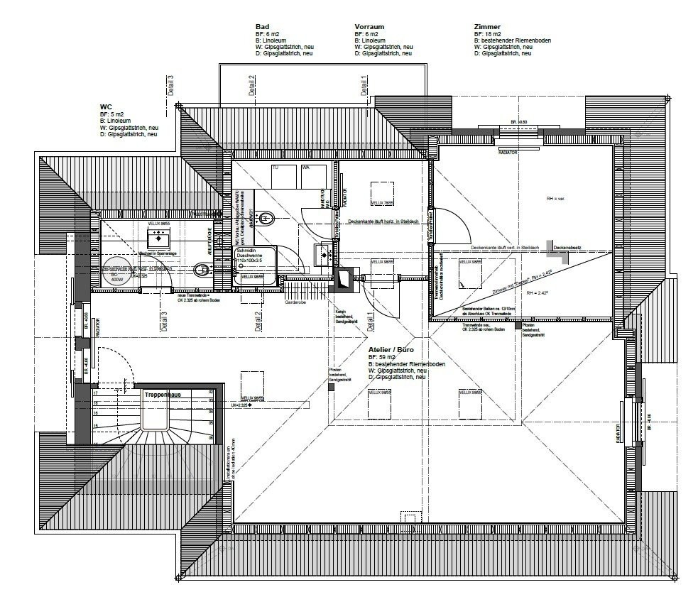Bureau de 106m²