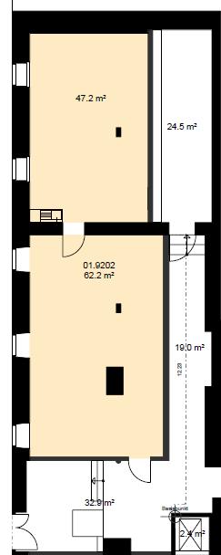 110m² de bureaux