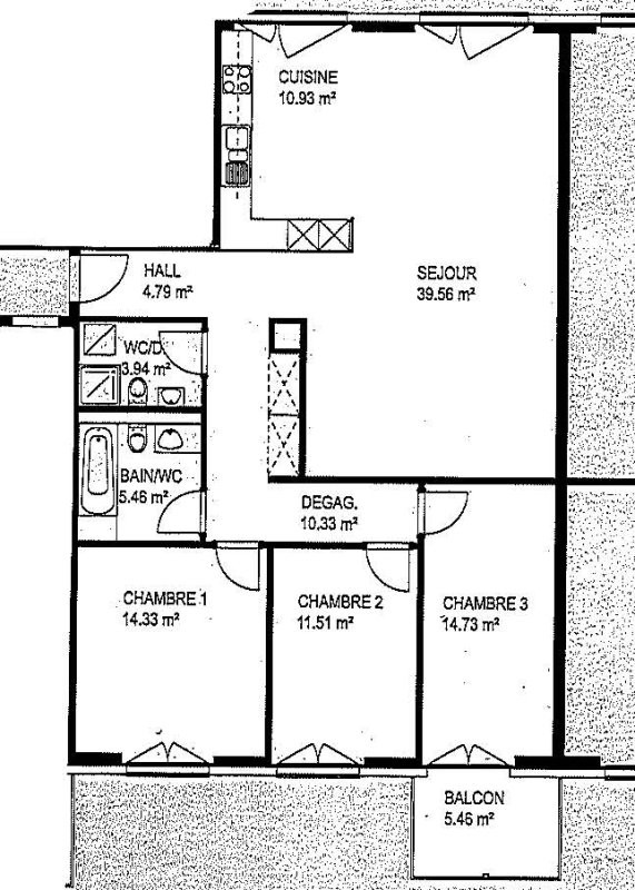 4 ½ rooms apartment