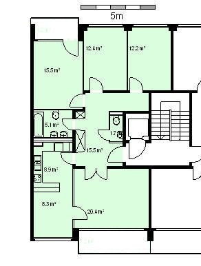 2 ½ rooms apartment