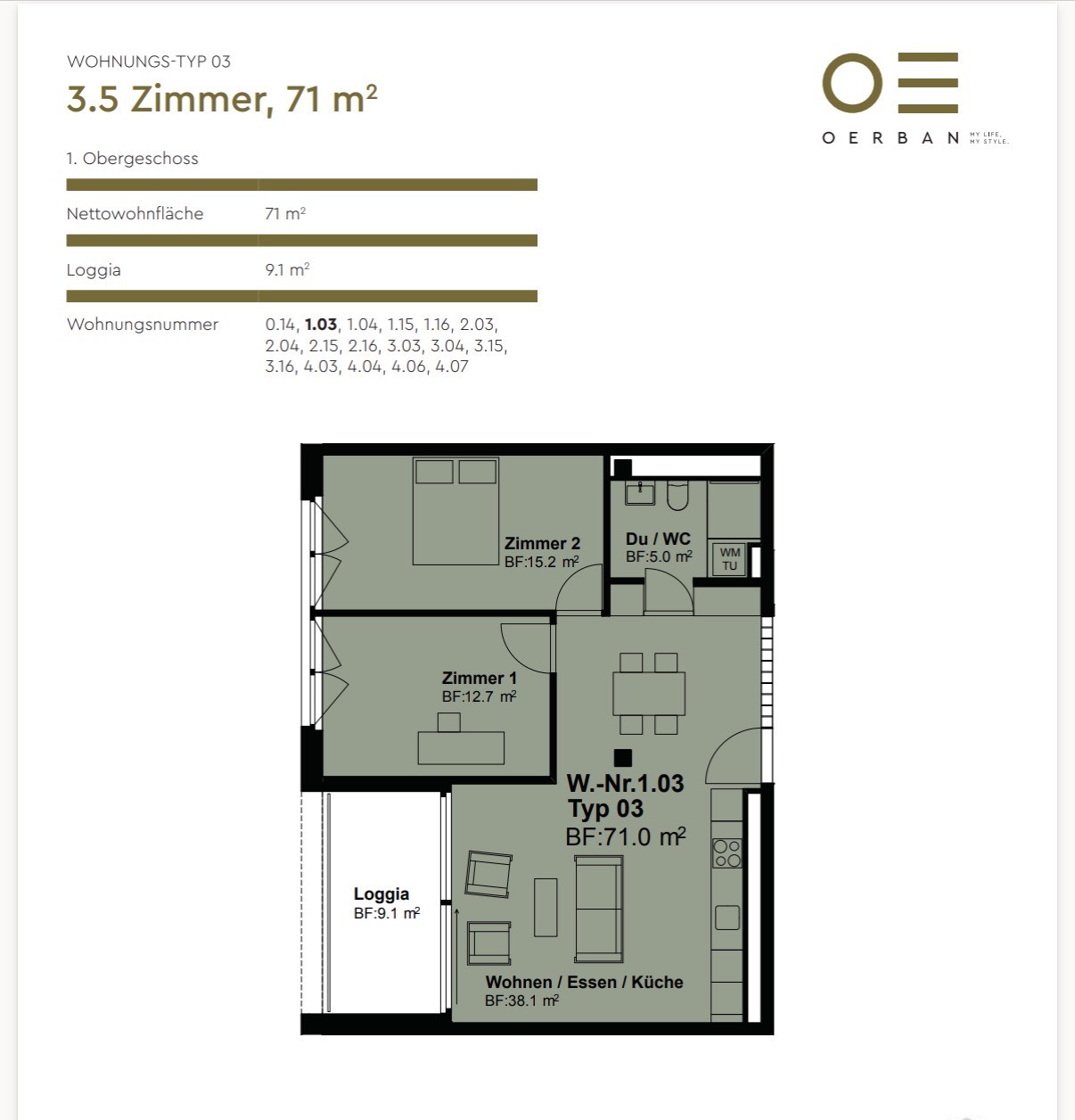 3 ½ rooms apartment, photo 9 of 9