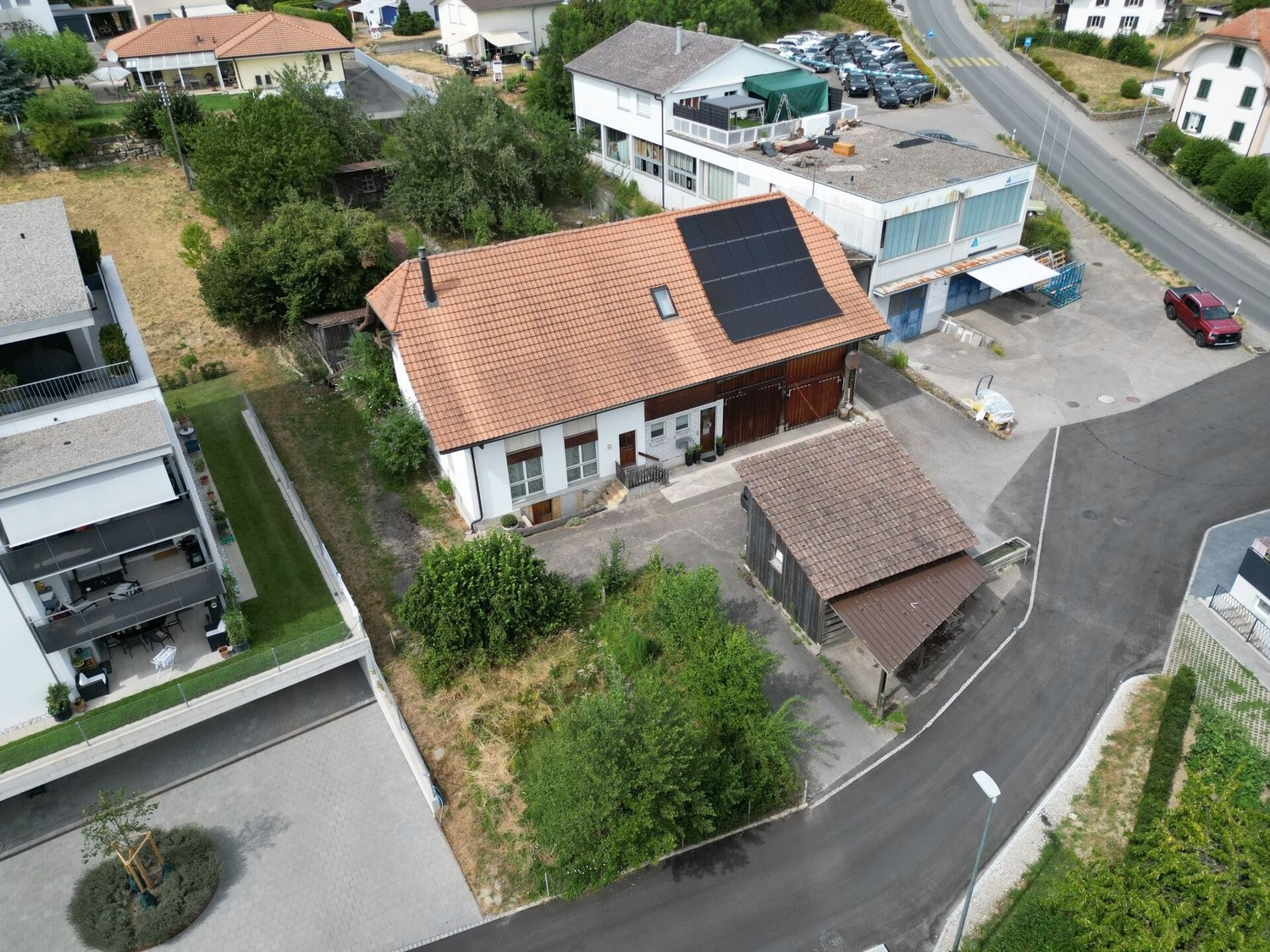 1666m² building land