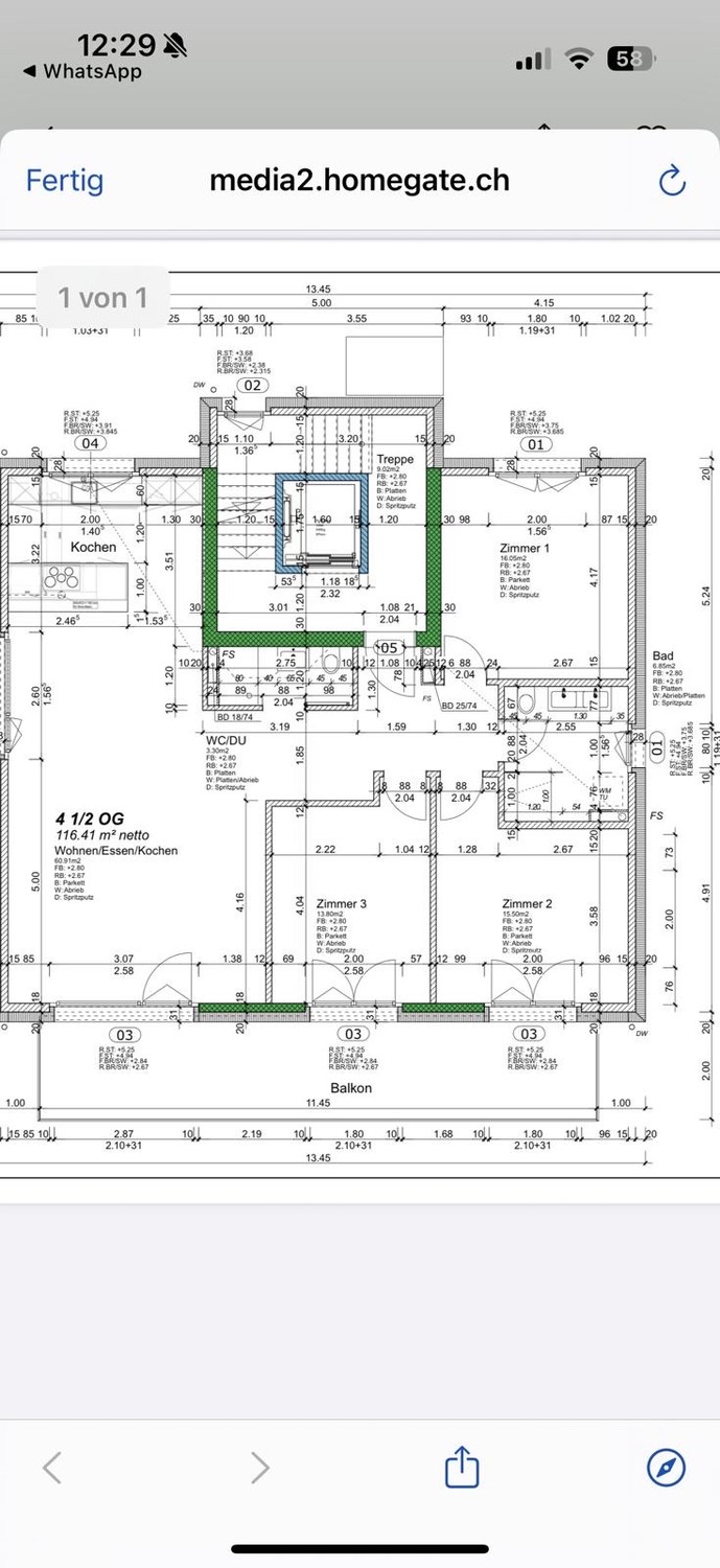 3 ½ room apartment