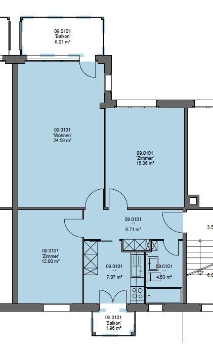 3 rooms apartment, photo 6 of 6