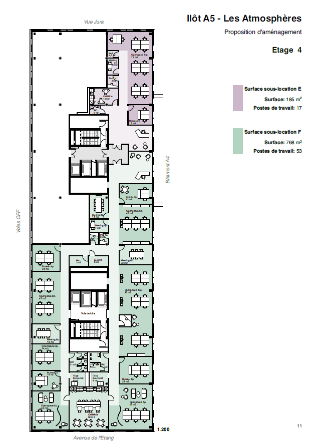 210m² office