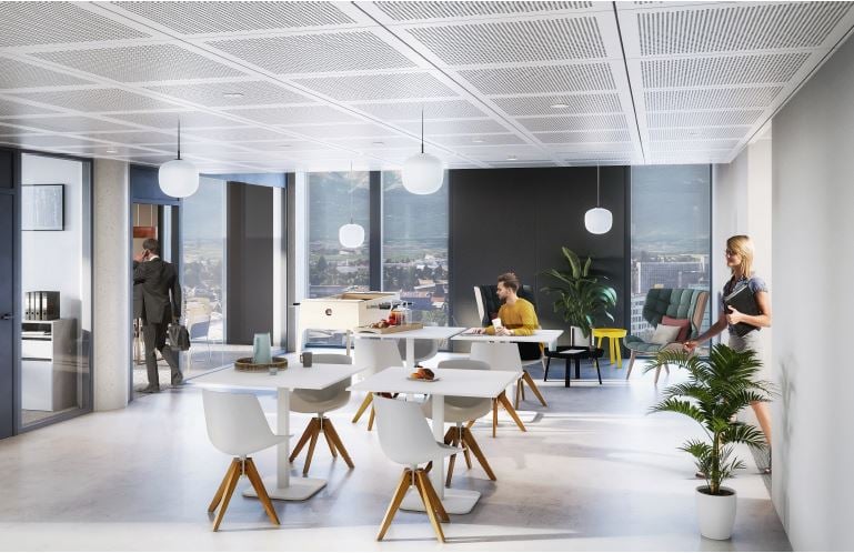 210m² office