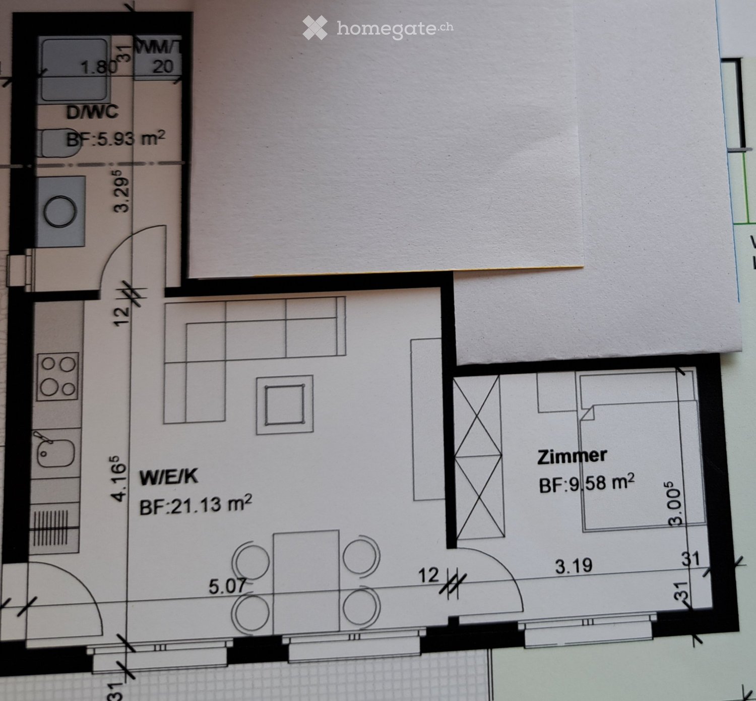 Appartamento di 2 ½ locali, foto 3 di 3