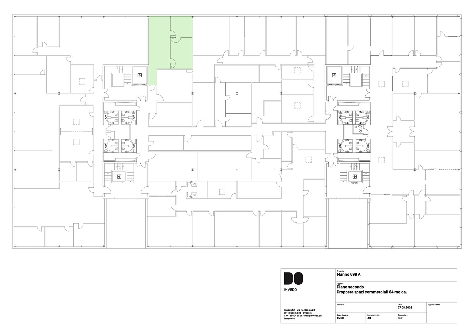 84m² office