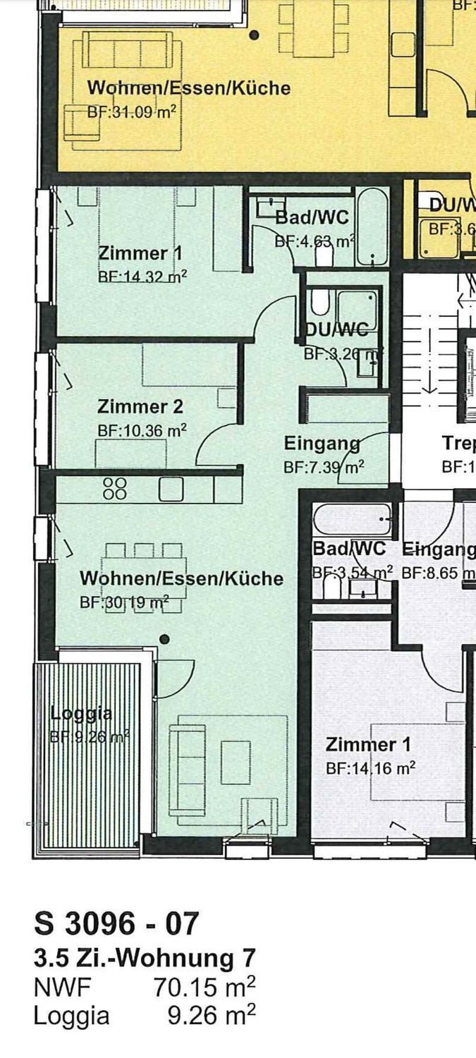 3 ½ rooms apartment, photo 3 sur 9