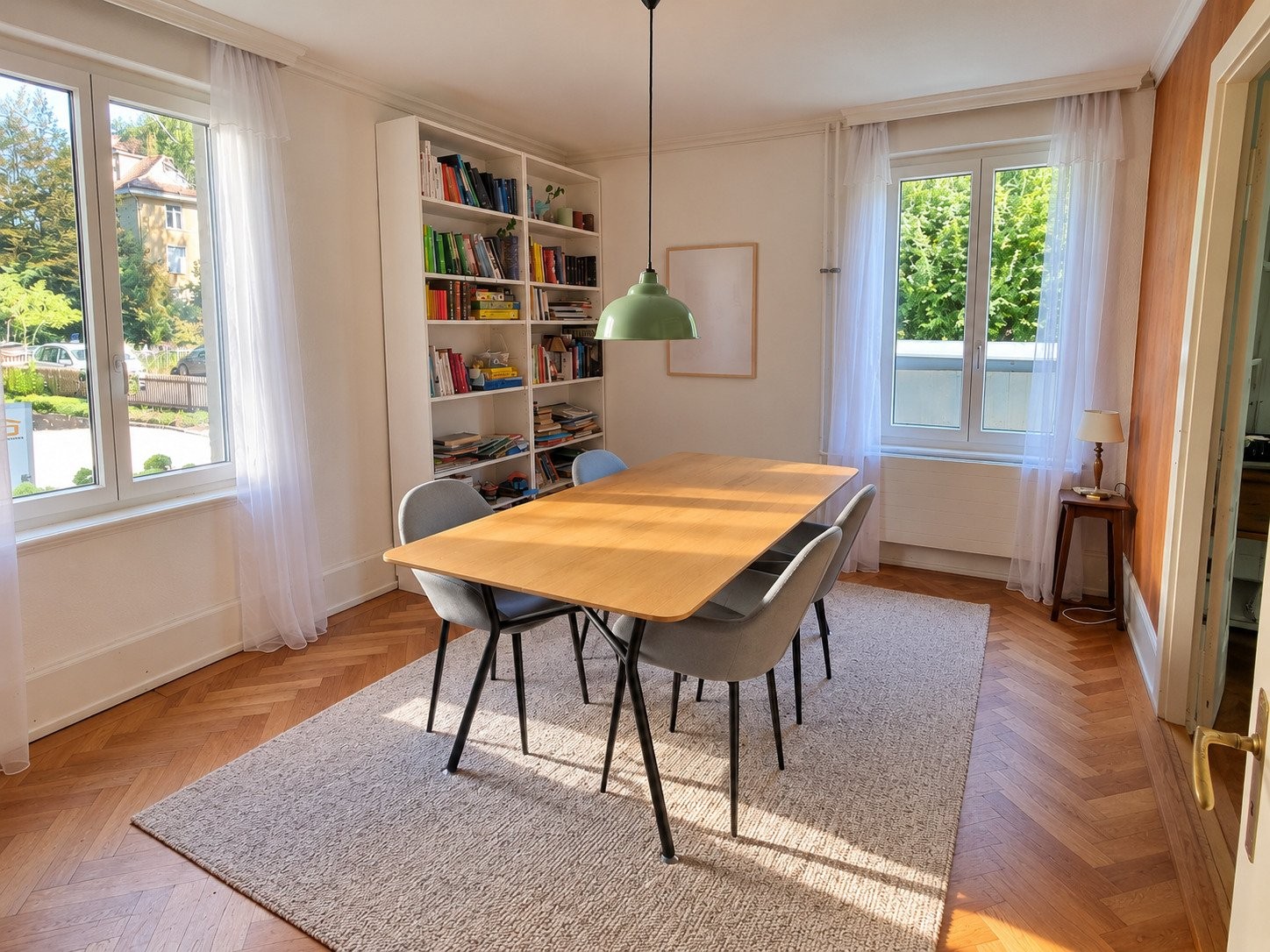 3 rooms furnished flat