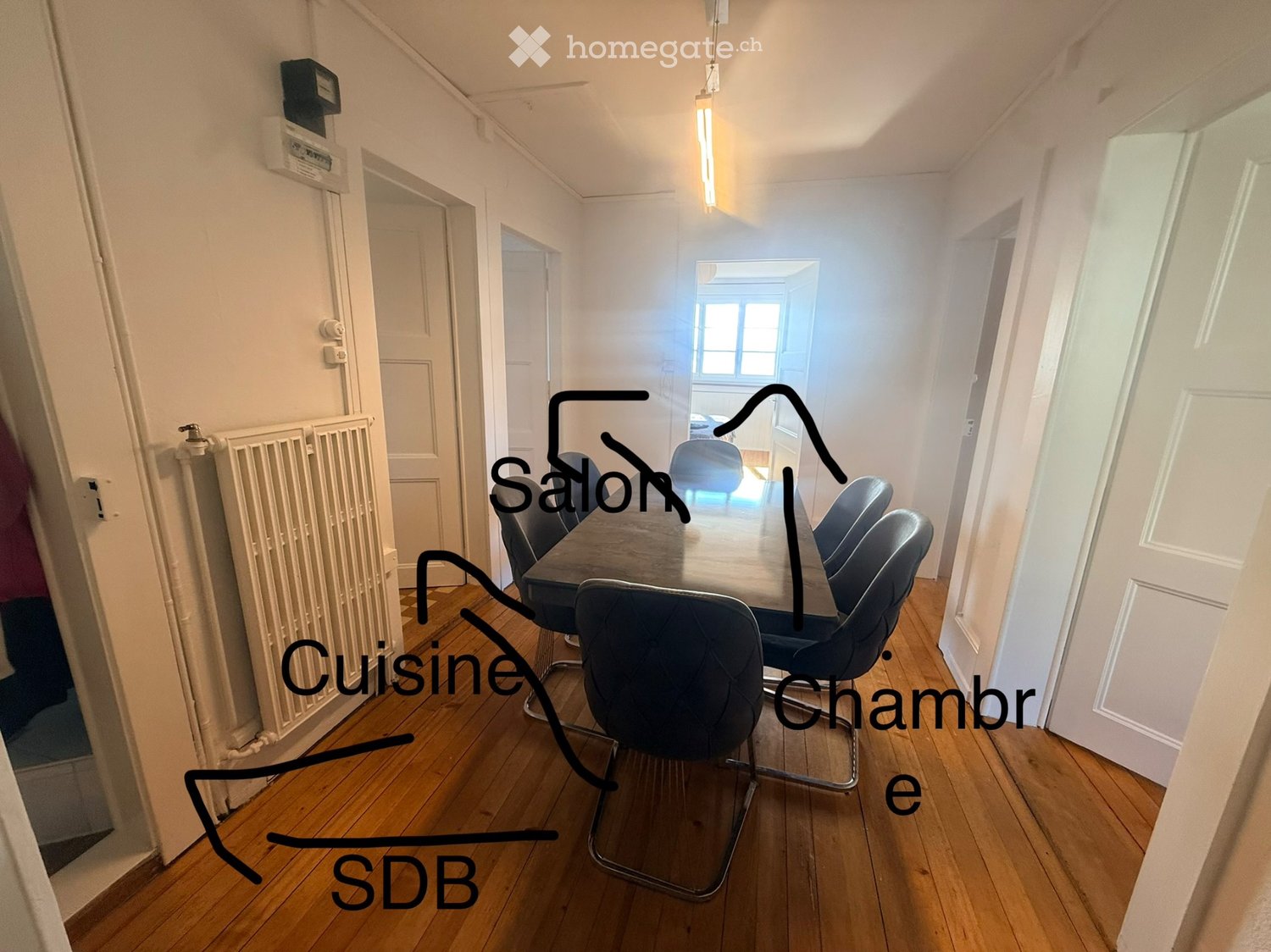 3 rooms apartment