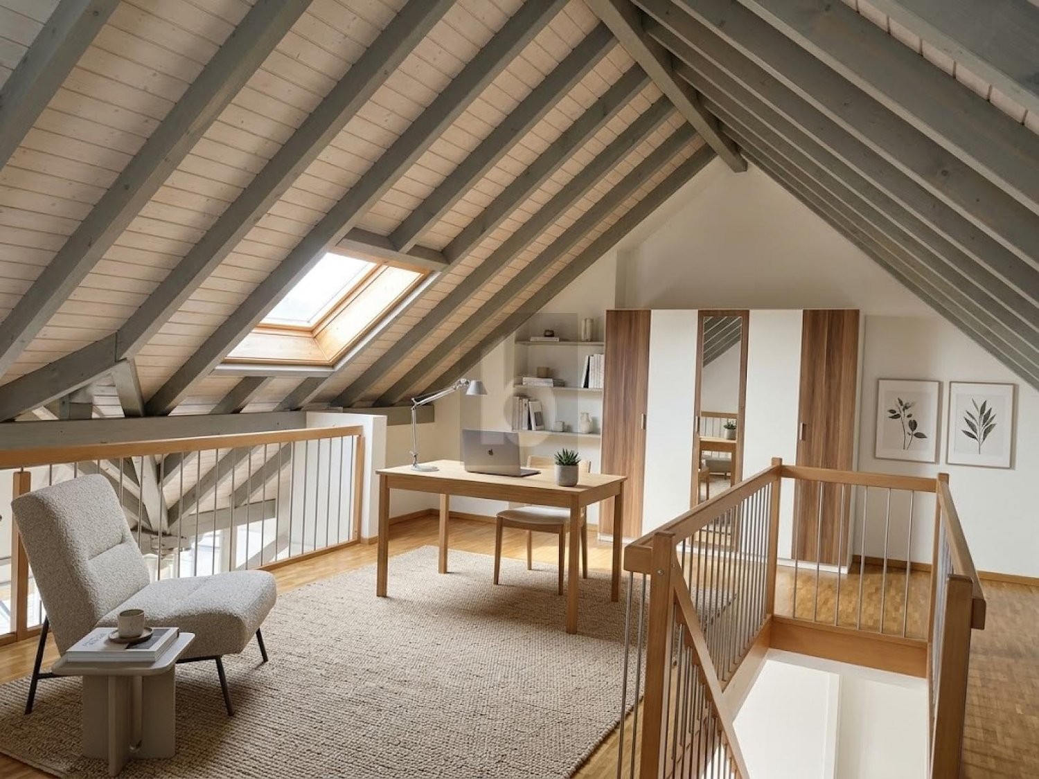4 ½ rooms attic flat